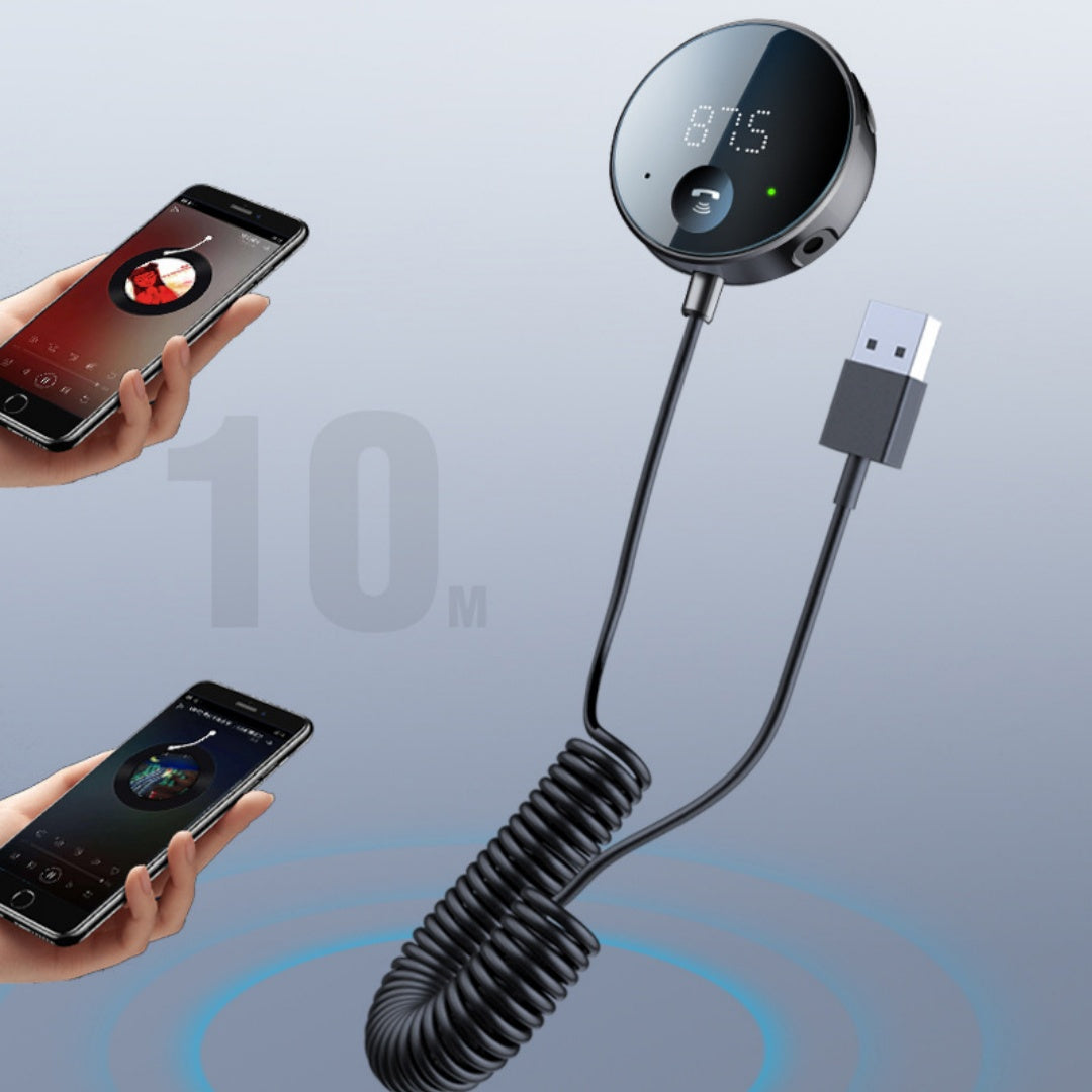 Kit Mains-Libres Bluetooth Voiture - Connexion Facile et Sécurisée
