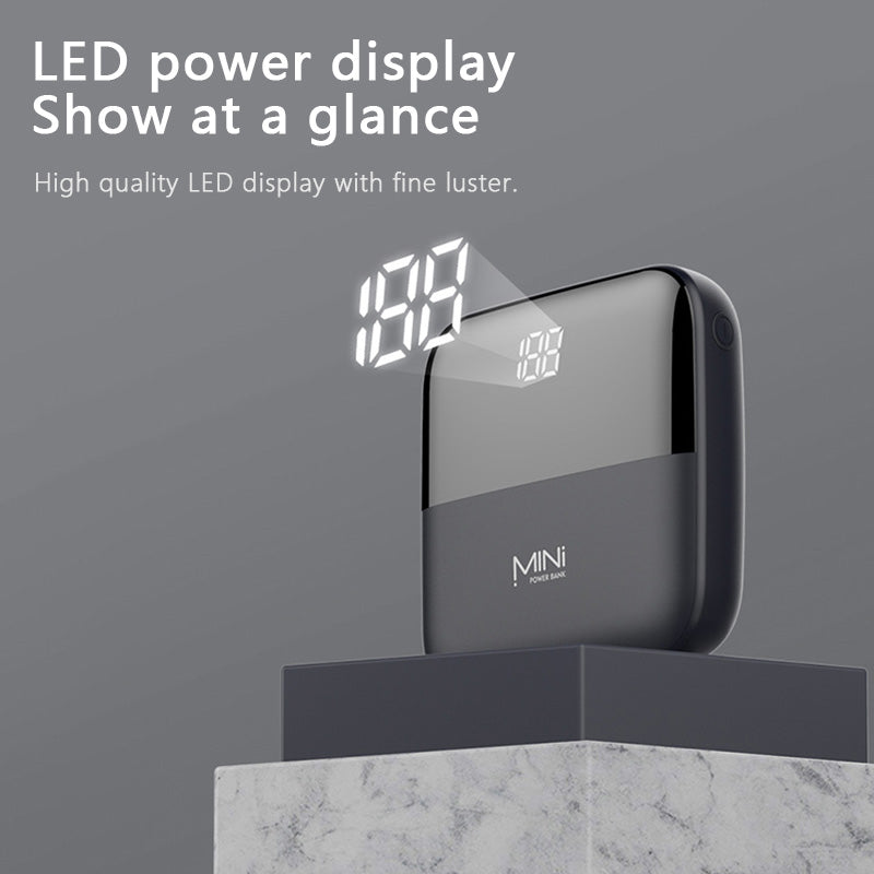 Mini Power Bank Ultra Compact : Rechargez Vos Appareils en Toute Liberté