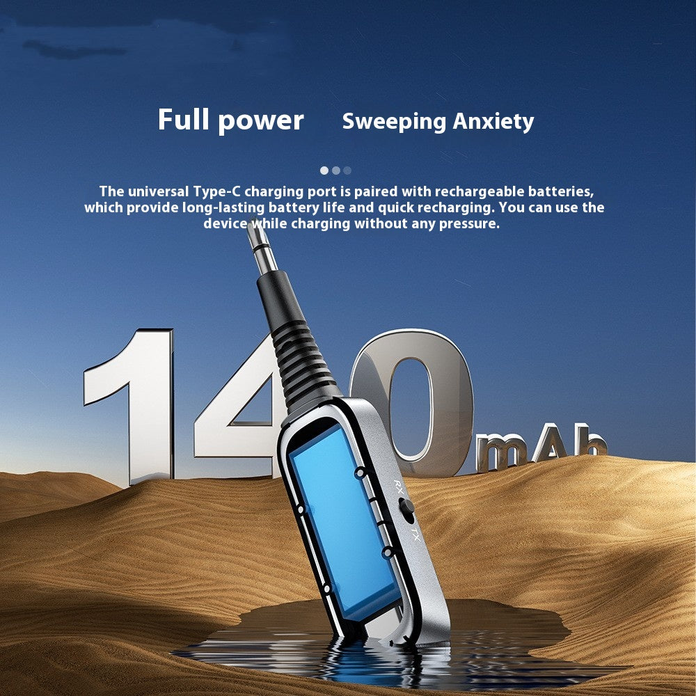 Émetteur-Récepteur Bluetooth 2-en-1 : Son Immersif et Connexion Fiable