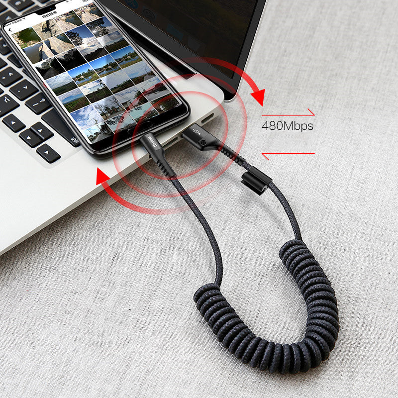 Câble USB Auto Charge Rapide Compatible Apple - Pratique et Efficace