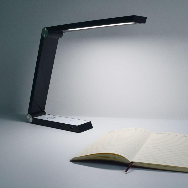 Lampe de Bureau Triangle LED Rechargeable - Design Moderne et Pratique
