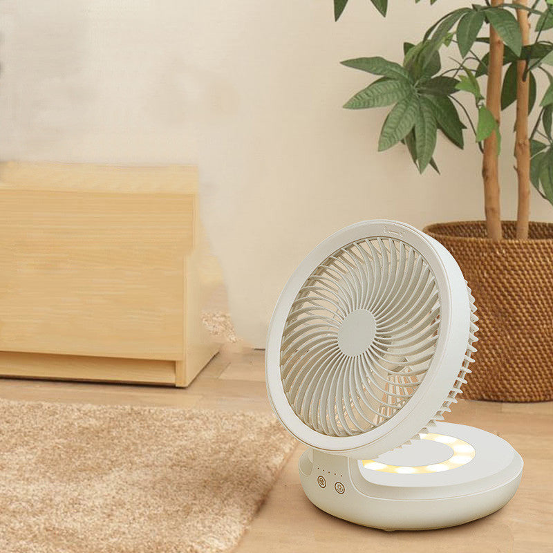 Ventilateur Électrique Pliable et Lumineux pour Bureau - Confort Optimal