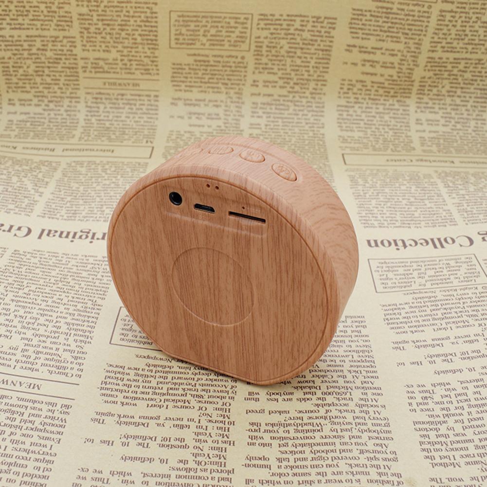 Enceinte Bluetooth Mini en Bois : Portable et Élégante pour Musique Nomade