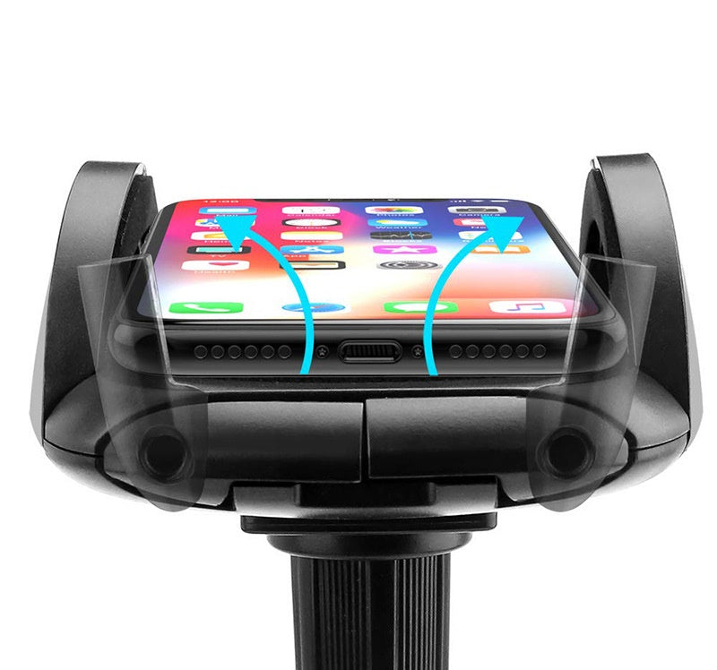 Support Téléphone Auto Innovant: Pratique et Élégant - Noir