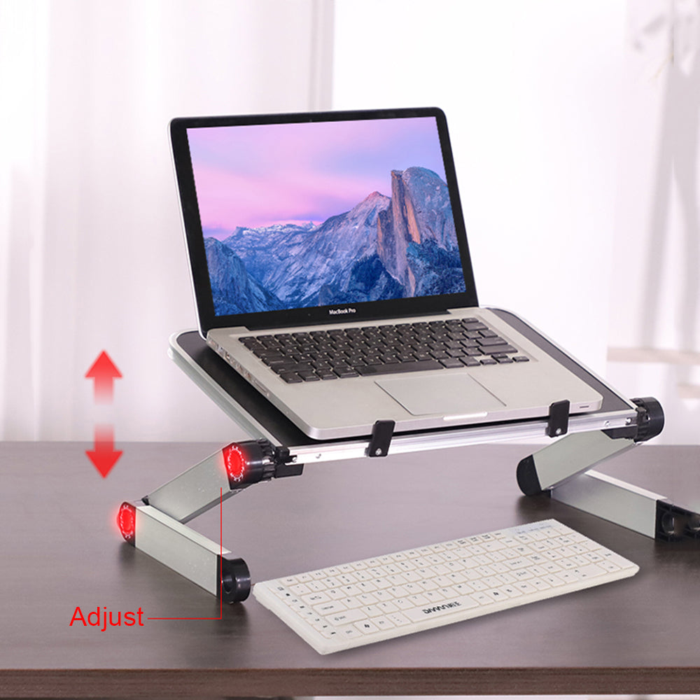 Support Ordinateur Portable Pliable Ergonomique XL - Confort Optimal au Bureau