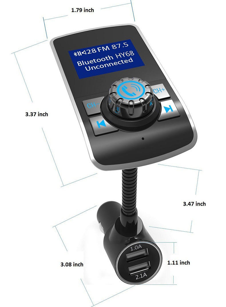 Transmetteur FM Bluetooth MP3 pour Voiture - Audio Sans Fil Simplifié