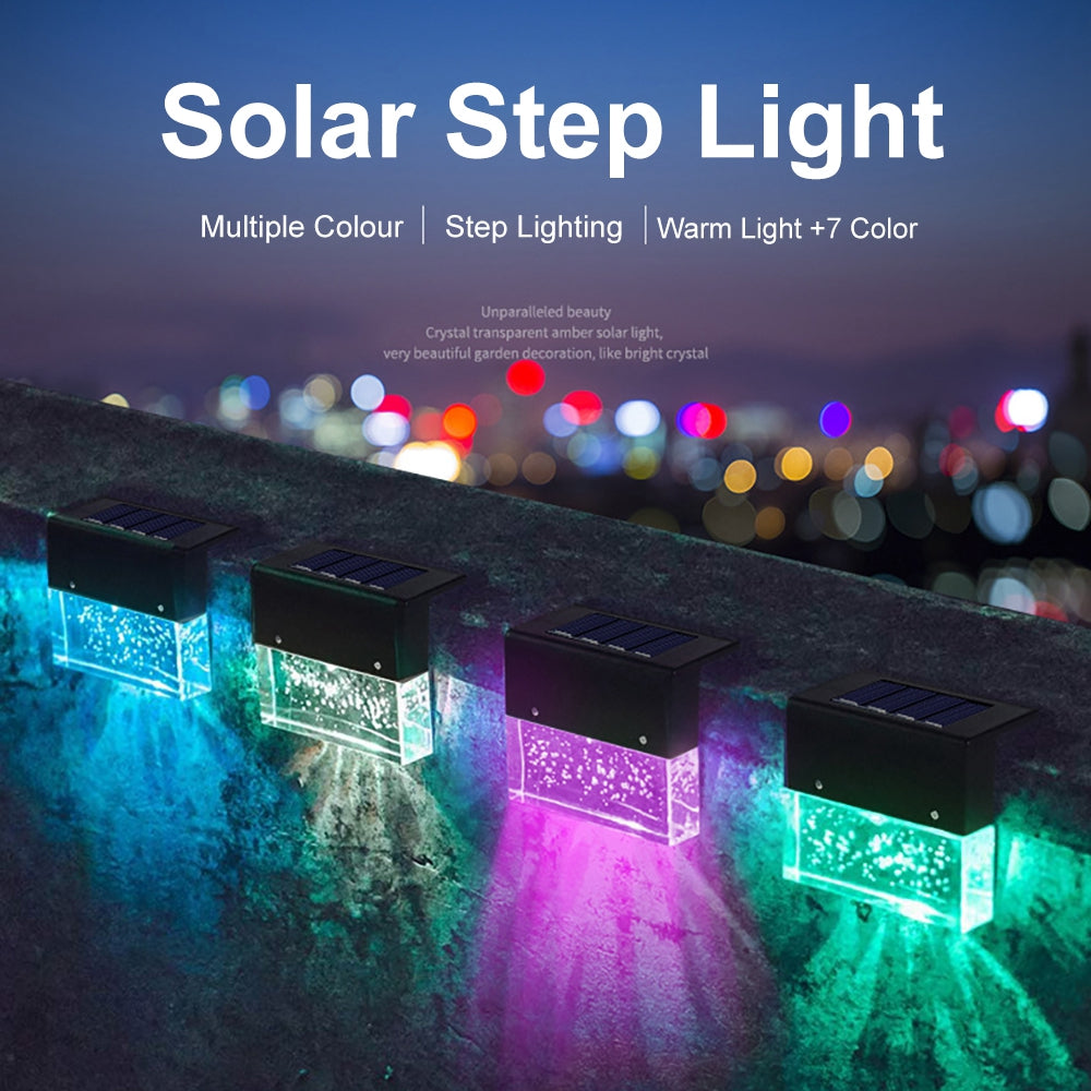 Éclairage Solaire LED RGB Extérieur Étanche - Ambiance Intelligente et Sécurisée