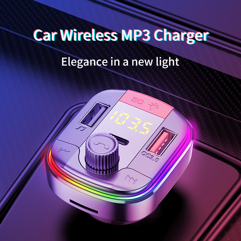 Transmetteur FM Bluetooth Voiture Charge Rapide PD QC3.0 - Conduite Simplifiée
