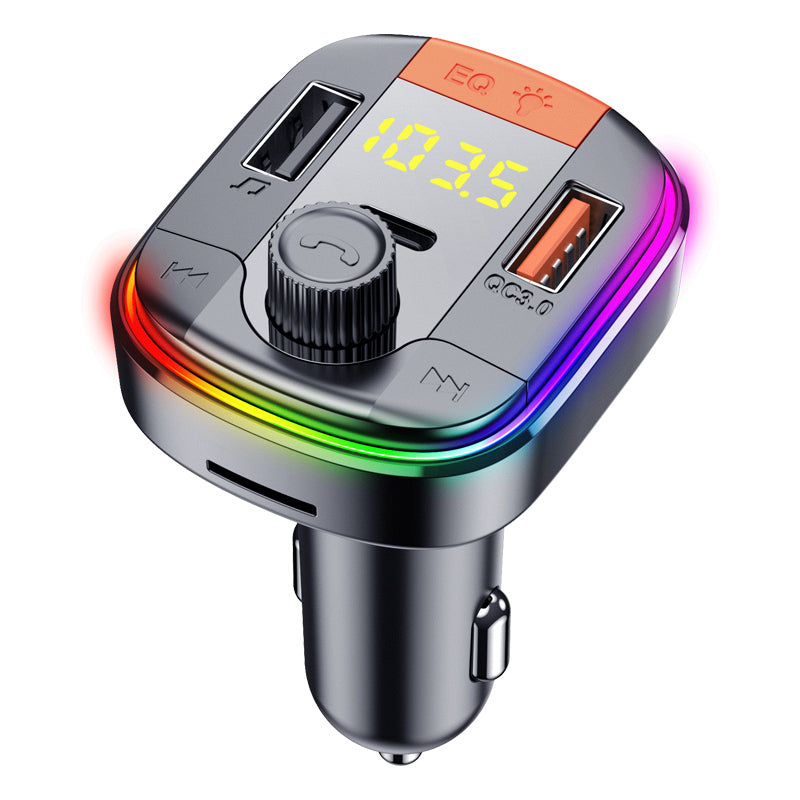 Transmetteur FM Bluetooth Voiture Charge Rapide PD QC3.0 - Conduite Simplifiée