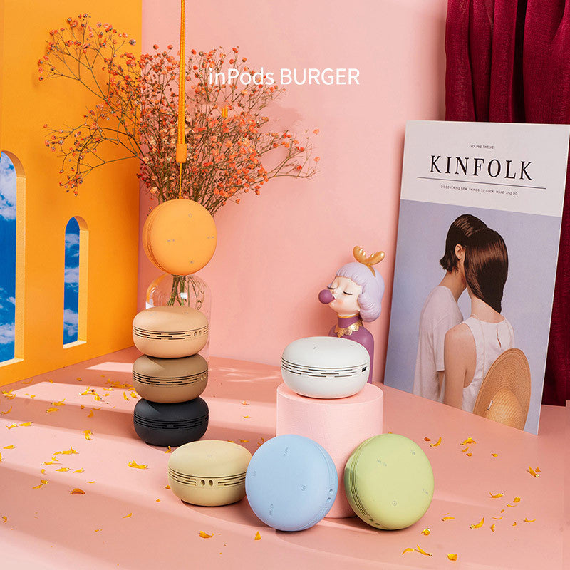 Mini Enceinte Bluetooth TWS Macaron - Son Immersif et Design Élégant