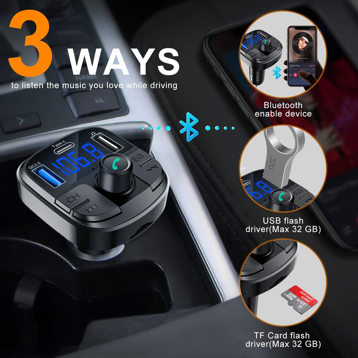 Transmetteur FM Bluetooth pour Voiture - Écoutez vos MP3 en toute simplicité