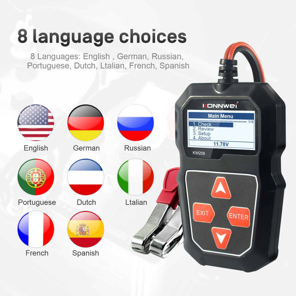 Testeur de Batterie Voiture : Diagnostic Fiable et Facile