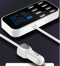 Chargeur Auto USB Multi-Port avec Affichage LED - Charge Pratique et Rapide