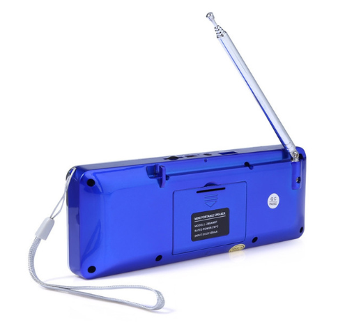 Enceinte Bluetooth Portable Étanche - Musique Partout en Bleu