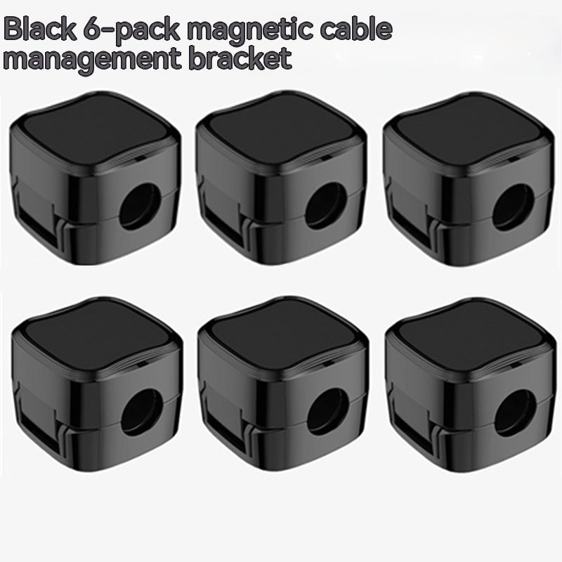 Organiseur Câbles Magnétique Réglable pour Bureau - Rangement Pratique