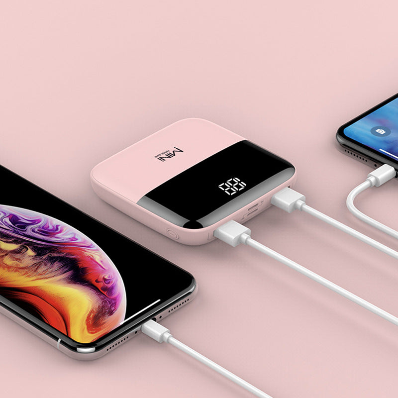 Mini Power Bank Ultra Compact : Rechargez Vos Appareils en Toute Liberté