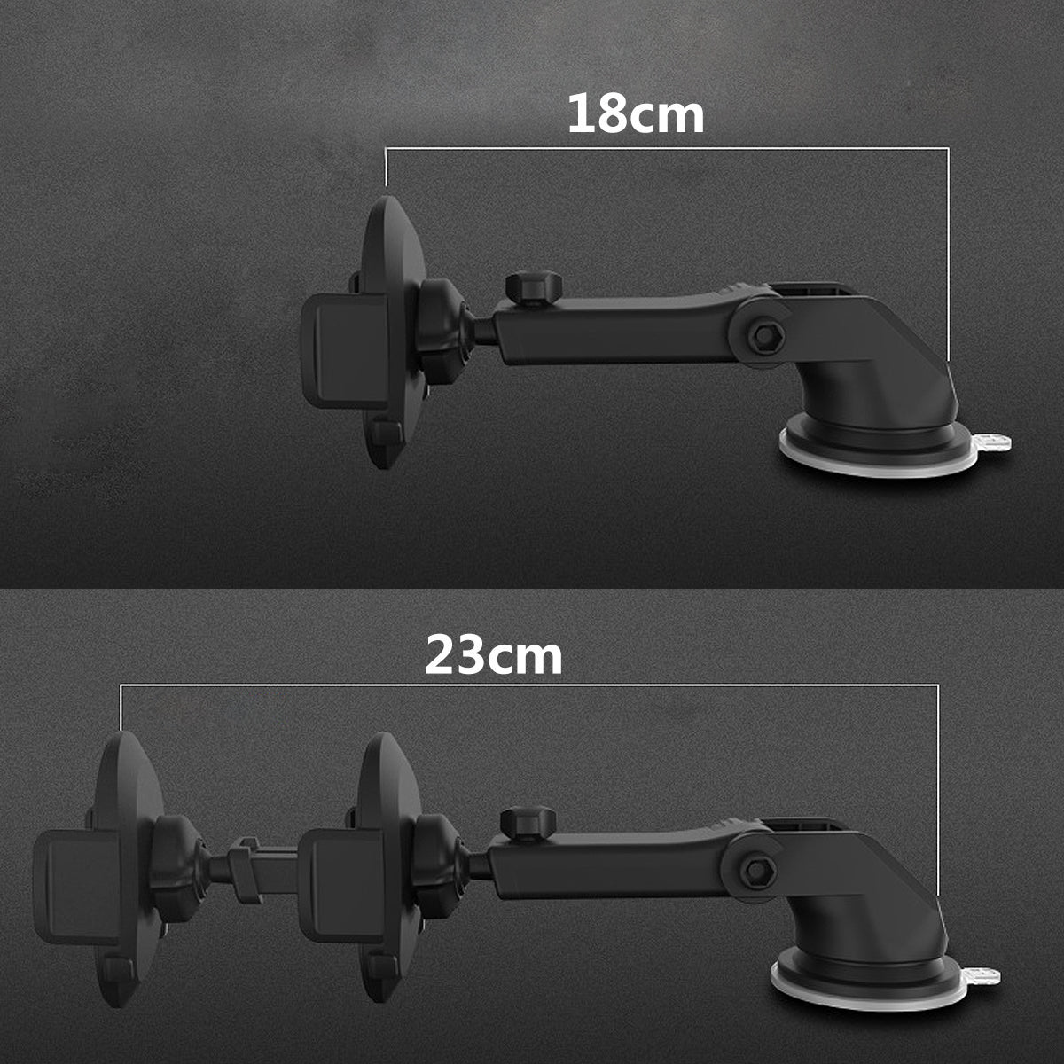 Support Téléphone Auto Télescopique - Idéal pour Tableau de Bord