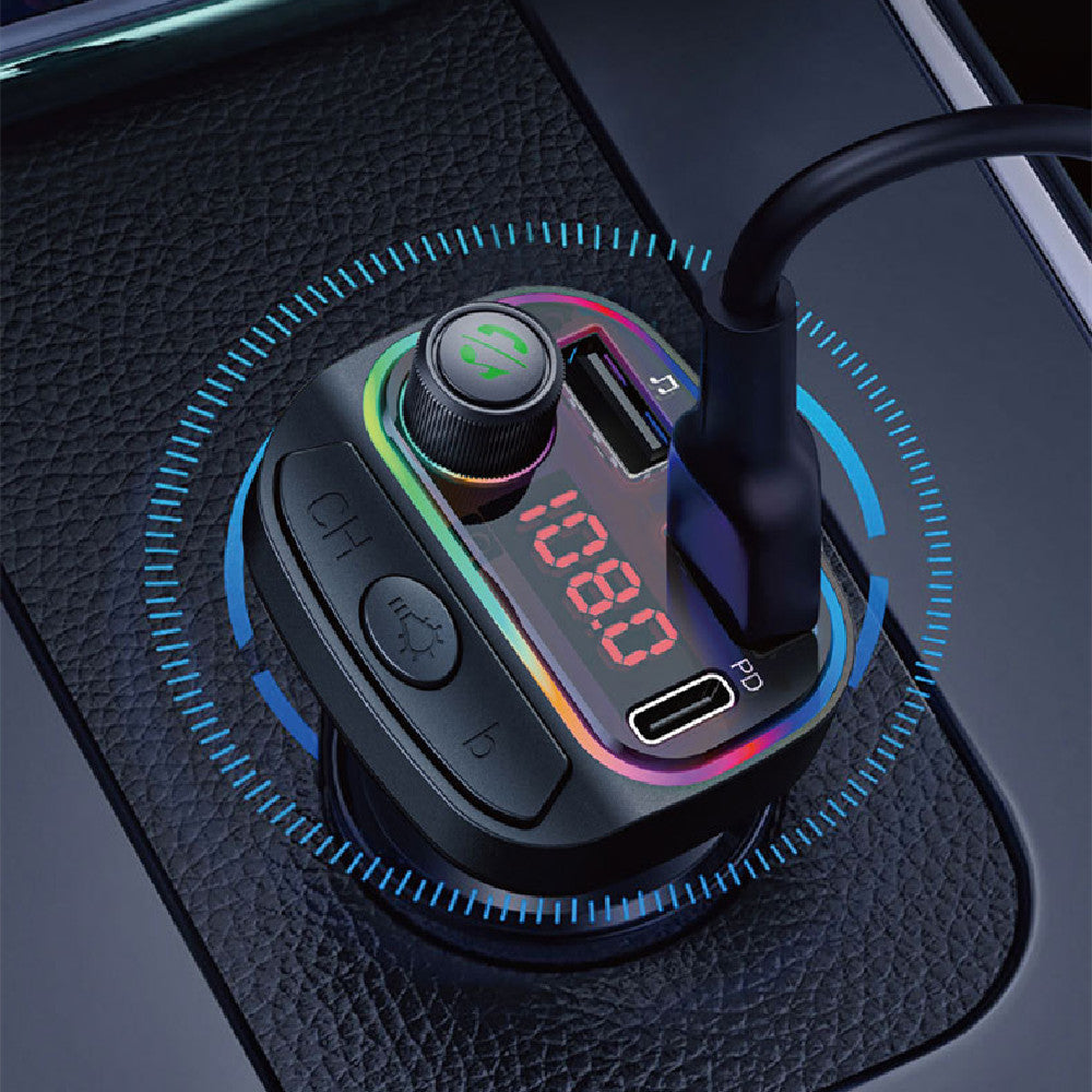 Transmetteur FM Bluetooth MP3 pour Voiture - Charge Rapide et Pratique