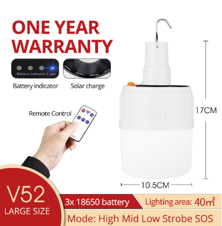 Lampe LED Rechargeable avec Télécommande - Éclairez Vos Aventures !