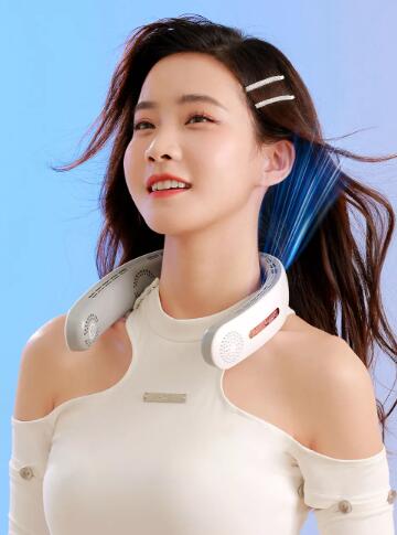 Ventilateur Électrique Pliable Sans Lames - Idéal pour Vos Activités Extérieures