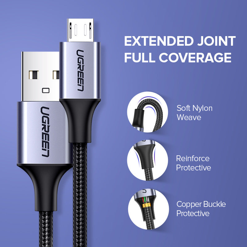 Câble USB 2.4A Charge Rapide - Connectivité Fiable pour Tous Vos Appareils