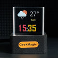 Horloge Météo WiFi Transparente - Design Mini et Pratique