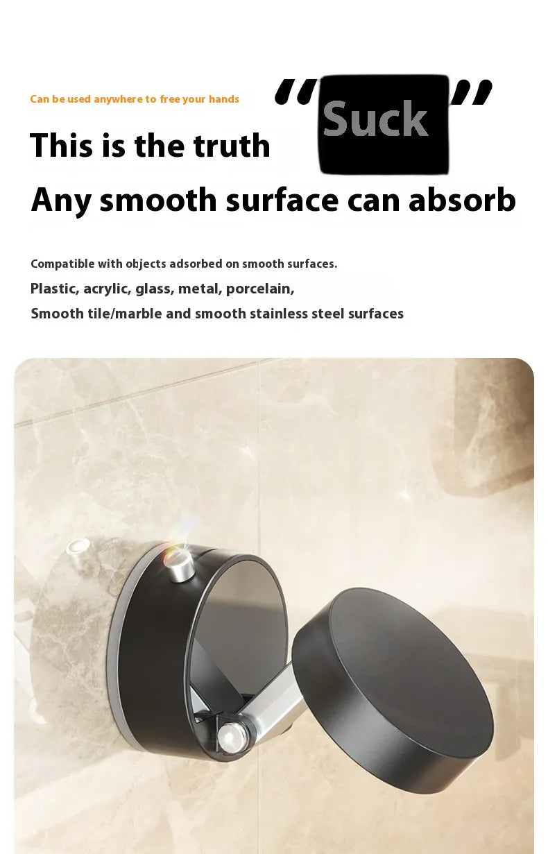 Support Téléphone Magnétique Pliable avec Ventouse - Pratique et Polyvalent