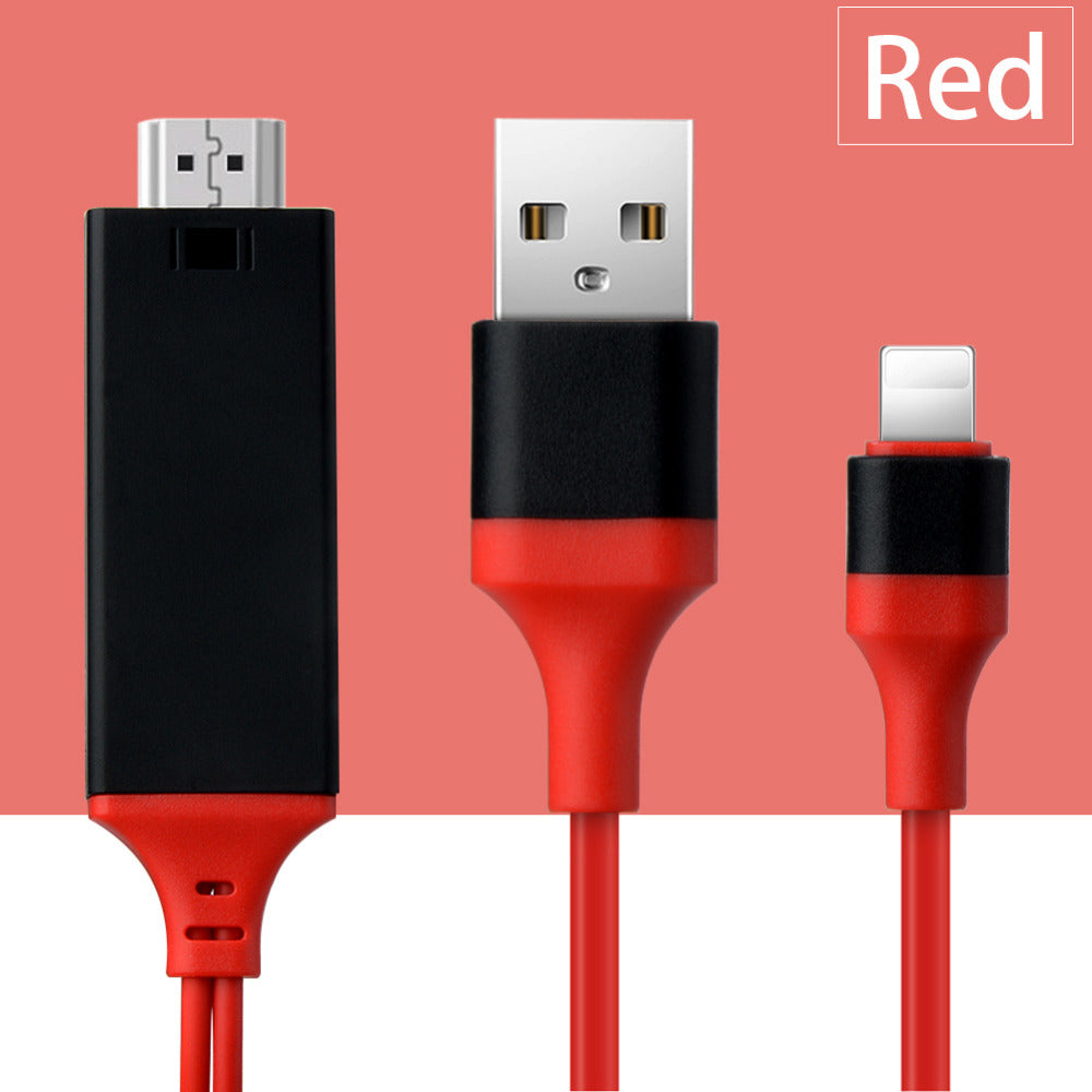 Câble Projection 3 En 1 Type-C Vers HDMI - Idéal pour Smartphone Blanc