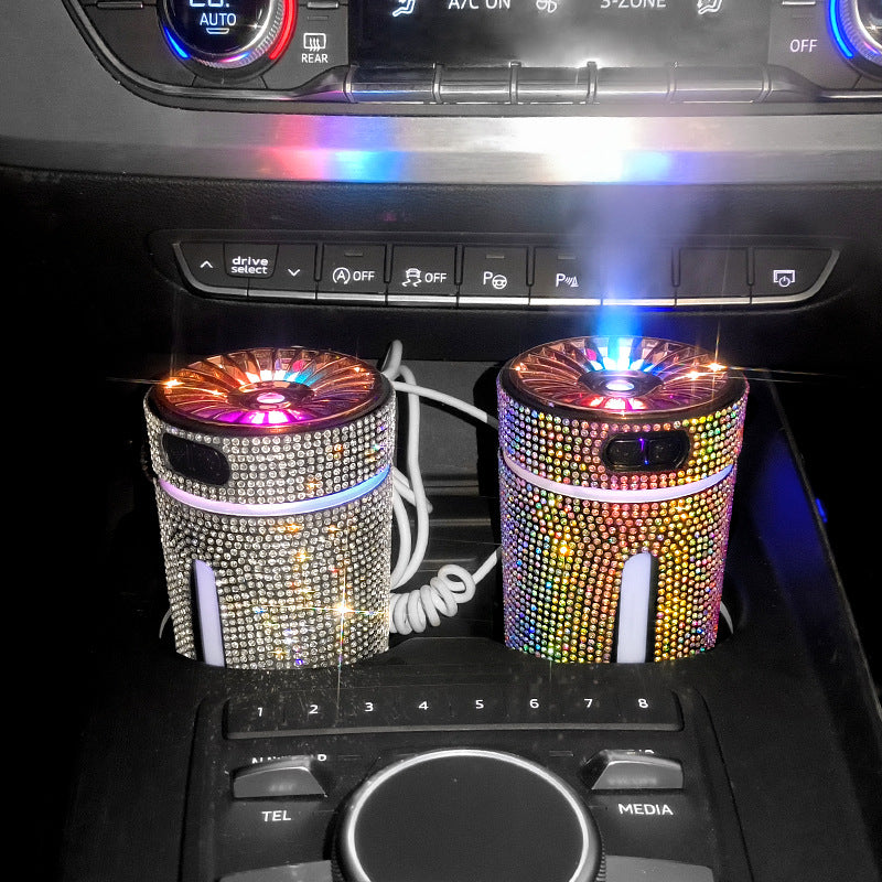 Humidificateur de Luxe pour Voiture avec Diffuseur LED - Bien-Être et Confort