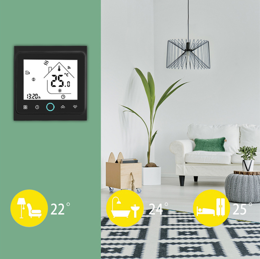 Thermostat Intelligent pour Climatisation Centralisée - Contrôle à Distance