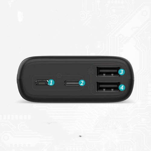 Batterie Externe Compacte et Légère - Idéale pour Voyager et Charger Vos Appareils