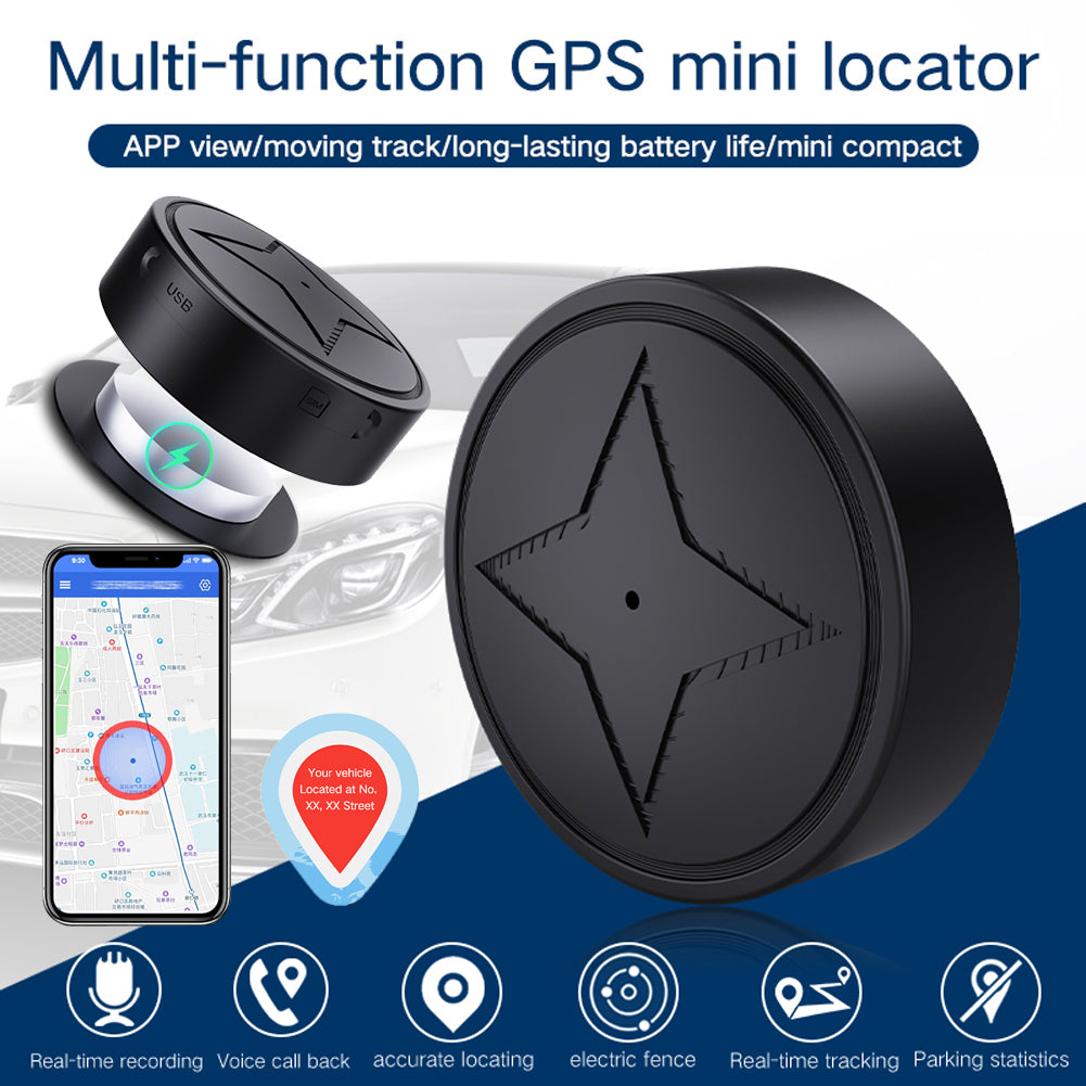 Traceur GPS Mini Magnétique pour Voiture - Suivi Temps Réel Fiable