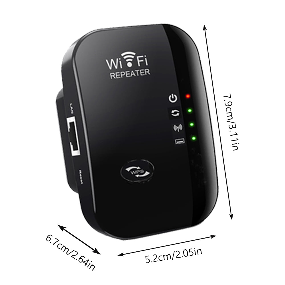 Amplifiez Votre Connexion Internet avec Notre Extenseur WiFi Pratique - Bleu