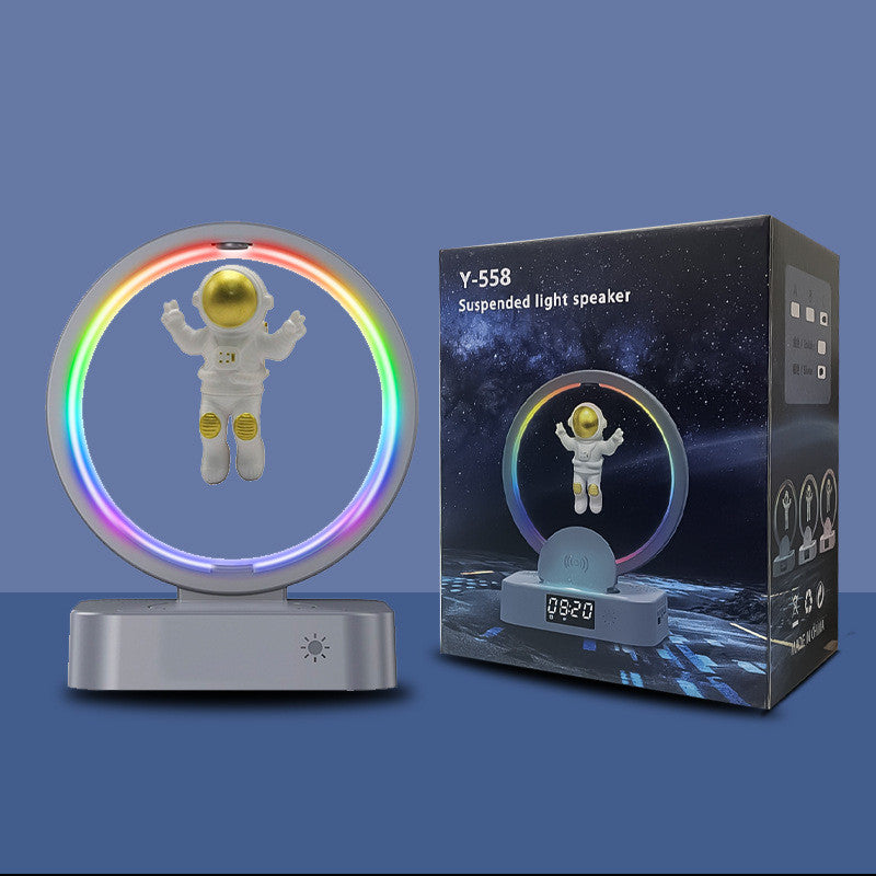 Enceinte Bluetooth Lévitation Magnétique Astronaute RGB - Son Immersif