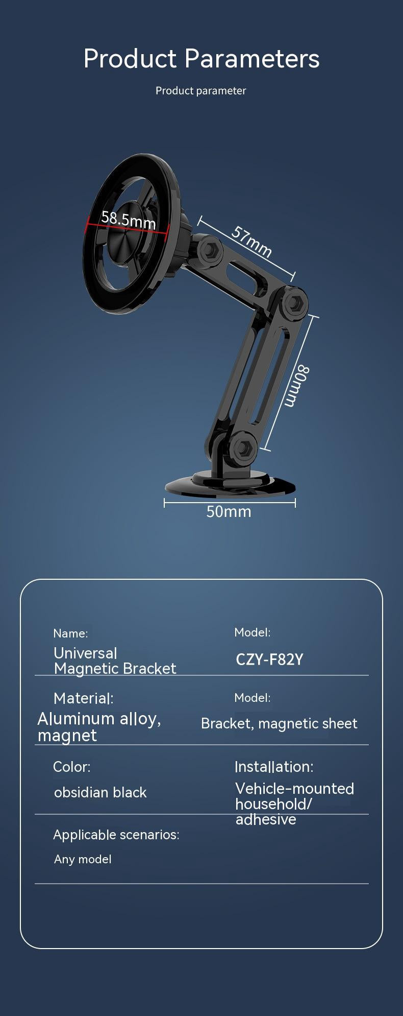 Support Magnétique Pour Téléphone Auto - Pratique et Sécurisé