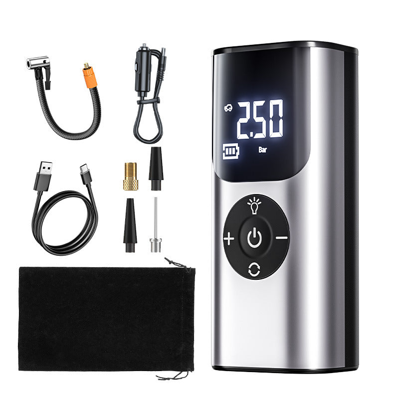 Gonfleur Pneus Portable Sans Fil - Pratique et Efficace pour Votre Voiture
