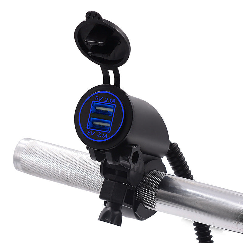 Chargeur USB Double Universel 4.2A pour Voiture et Moto - Recharge Rapide
