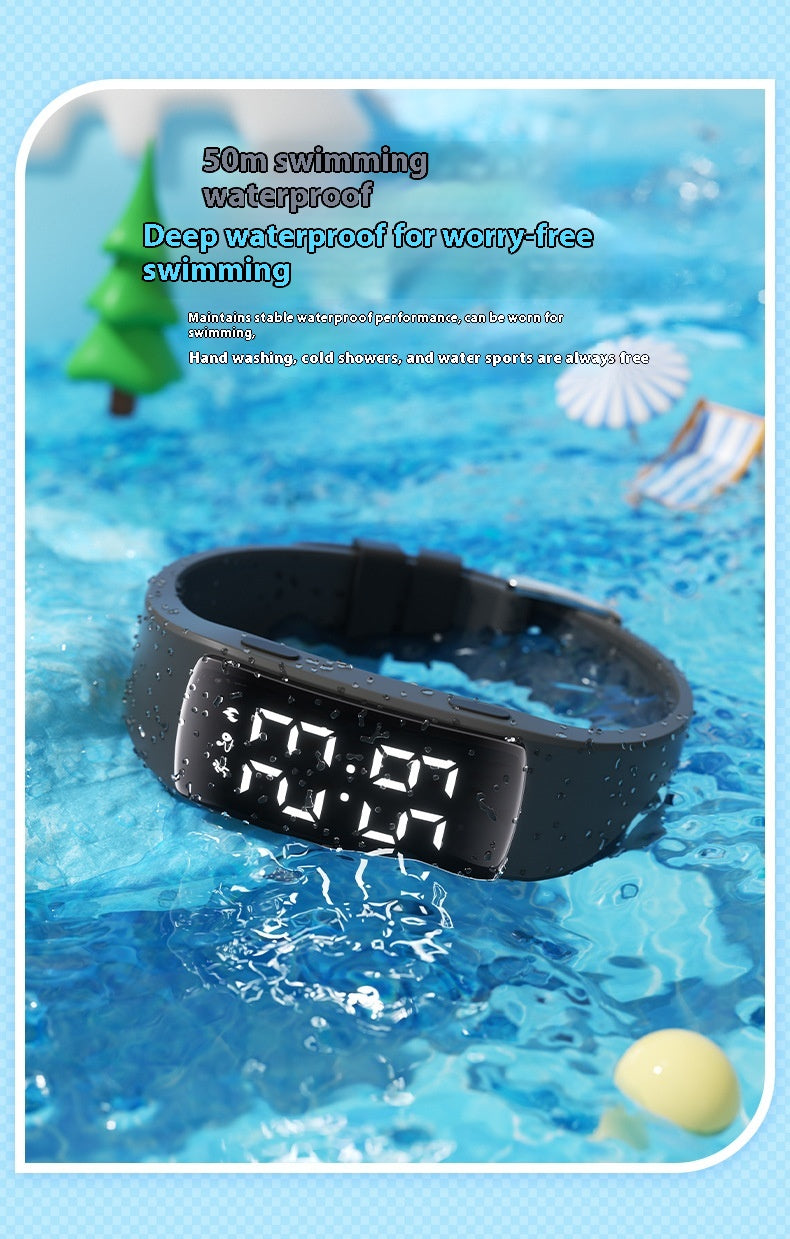 Montre Réveil Vibration Intelligente Étanche - Votre Compagnon de Santé