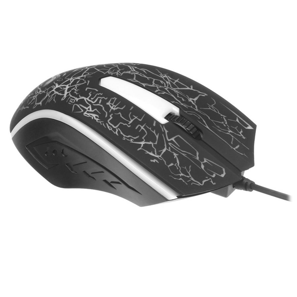 Souris USB Filaire Lumineuse pour Gaming - Design Ergonomique et Réactif