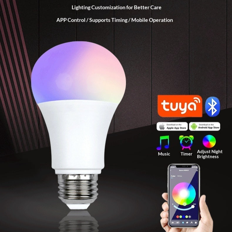 Ampoule LED Connectée RGB : Éclairez Votre Ambiance Avec Style - Bleu