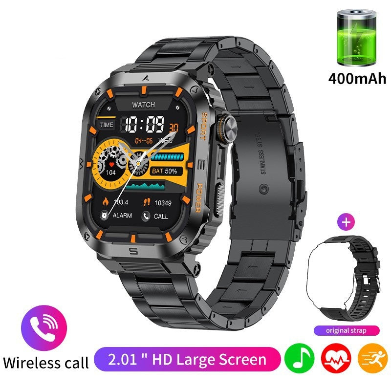 Montre Alarme Étanche Multifonction avec Grand Cadran - Maison Connectée