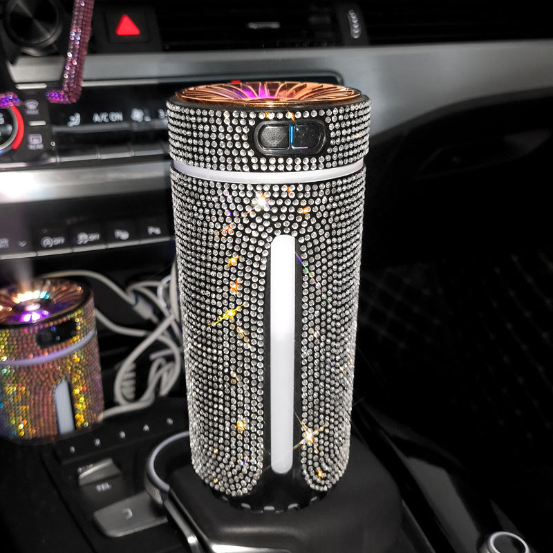 Humidificateur de Luxe pour Voiture avec Diffuseur LED - Bien-Être et Confort
