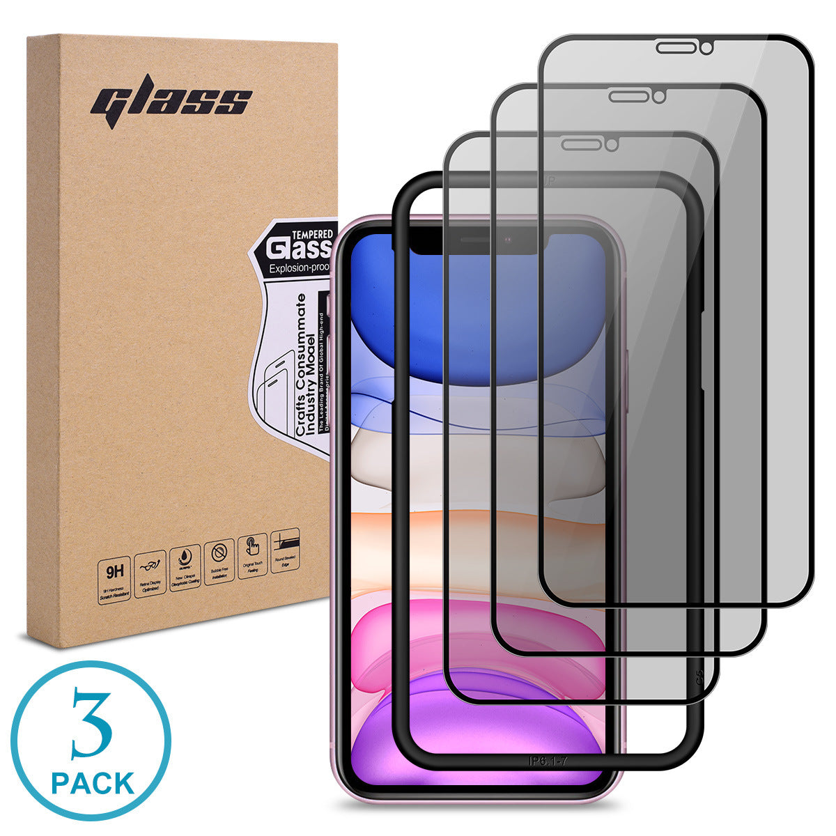 Film en Verre Trempé pour Protection Écran de Téléphone - Qualité Premium