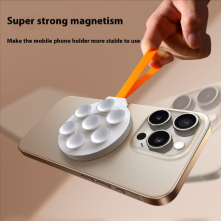 Support Téléphone Magnétique en Silicone - Pratique et Polyvalent