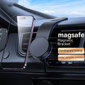 Support Téléphone Voiture Magnétique Flexible avec Chargeur 15W - Conduite Pratique
