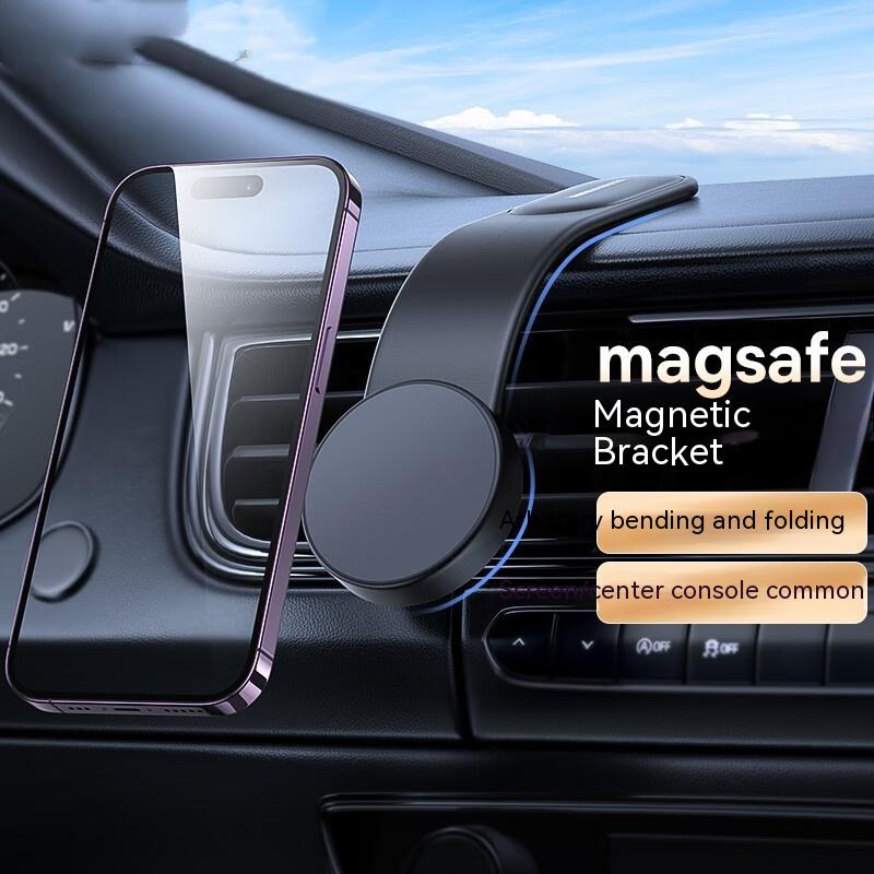 Support Téléphone Voiture Magnétique Flexible avec Chargeur 15W - Conduite Pratique