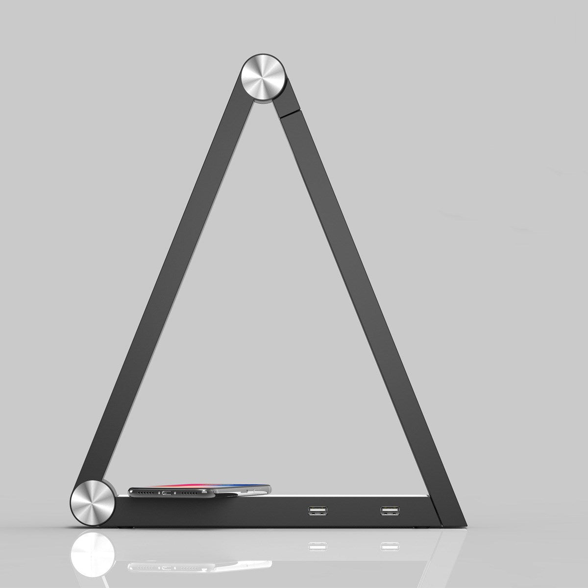Lampe de Bureau Triangle LED Rechargeable - Design Moderne et Pratique