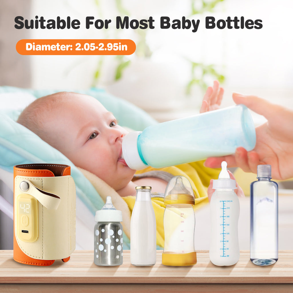Chauffe-Biberon Portable XL 5 Températures - Idéal Pour Vos Voyages