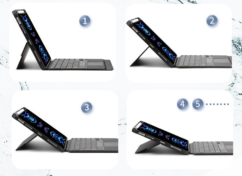 Étui Clavier Magnétique iPad Air 4/5 - Gaming Optimal et Ergonomique