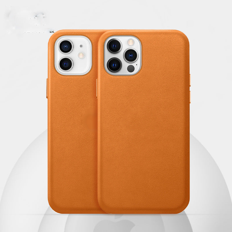 Étui en Cuir Véritable pour Smartphone - Protection Magnétique Élégante